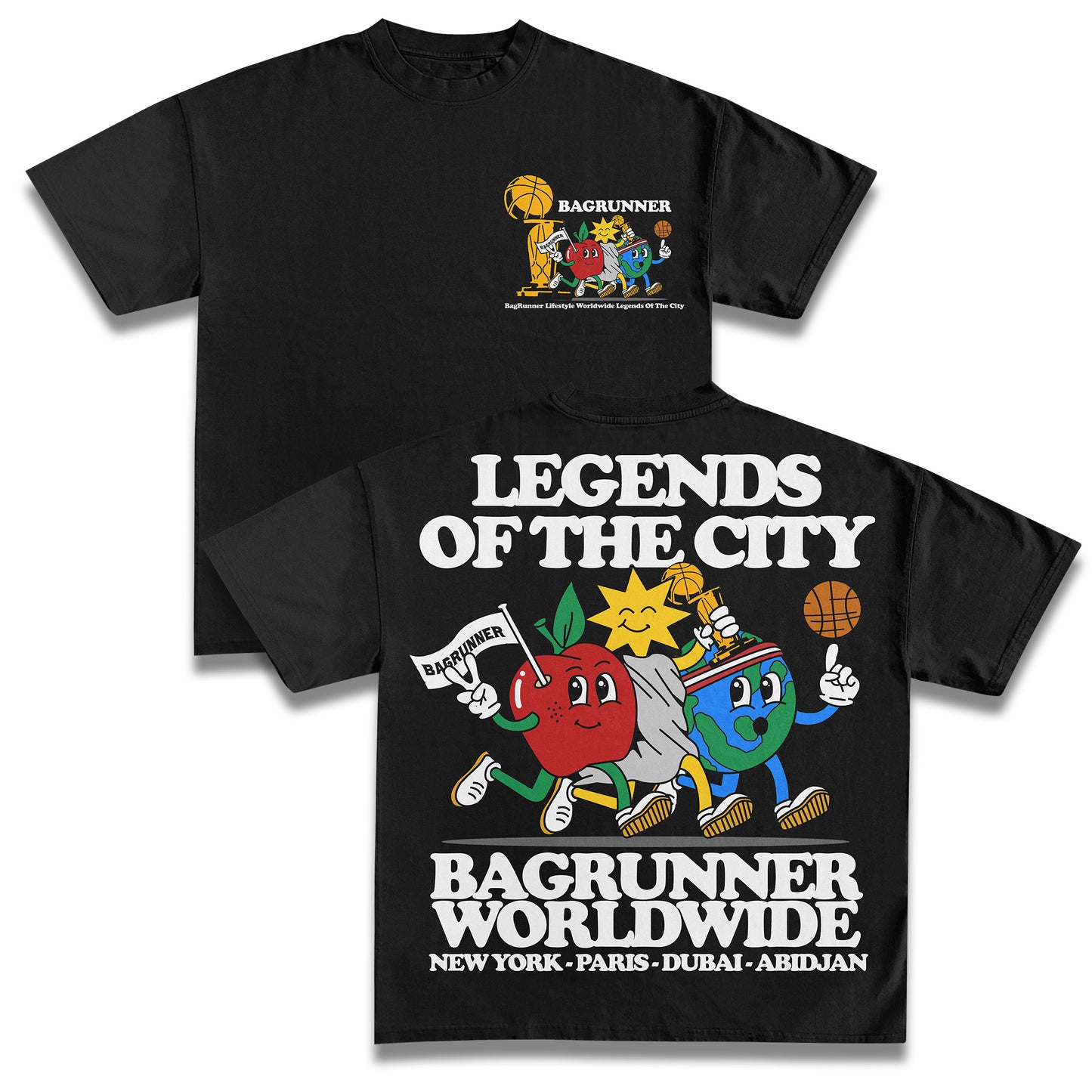 WORLDWIDE BAGRUNNER TEE