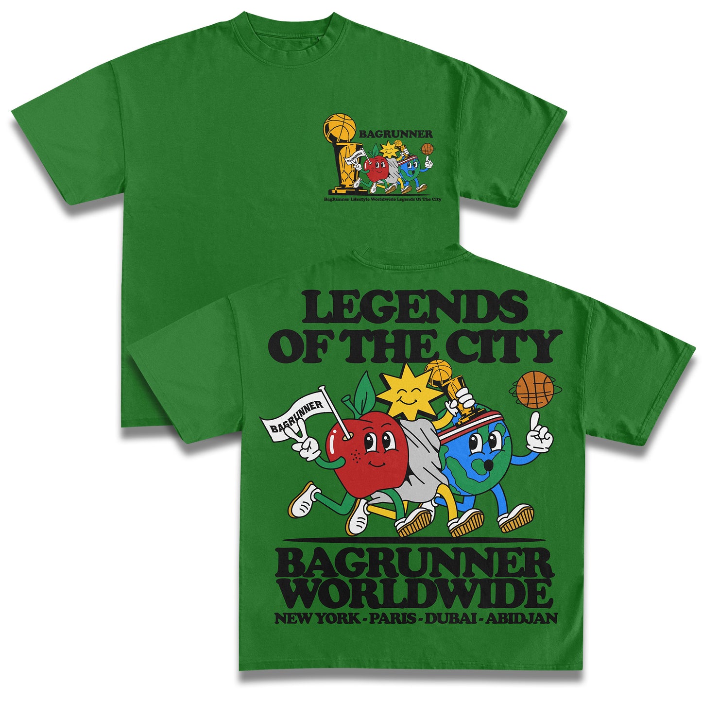 WORLDWIDE BAGRUNNER TEE